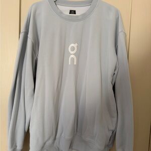 On Running Men's Light Gray Sweatshirt-super comfy and long